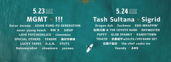GREENROOM FESTIVAL’20 @ 横浜赤レンガ地区野外特設会場